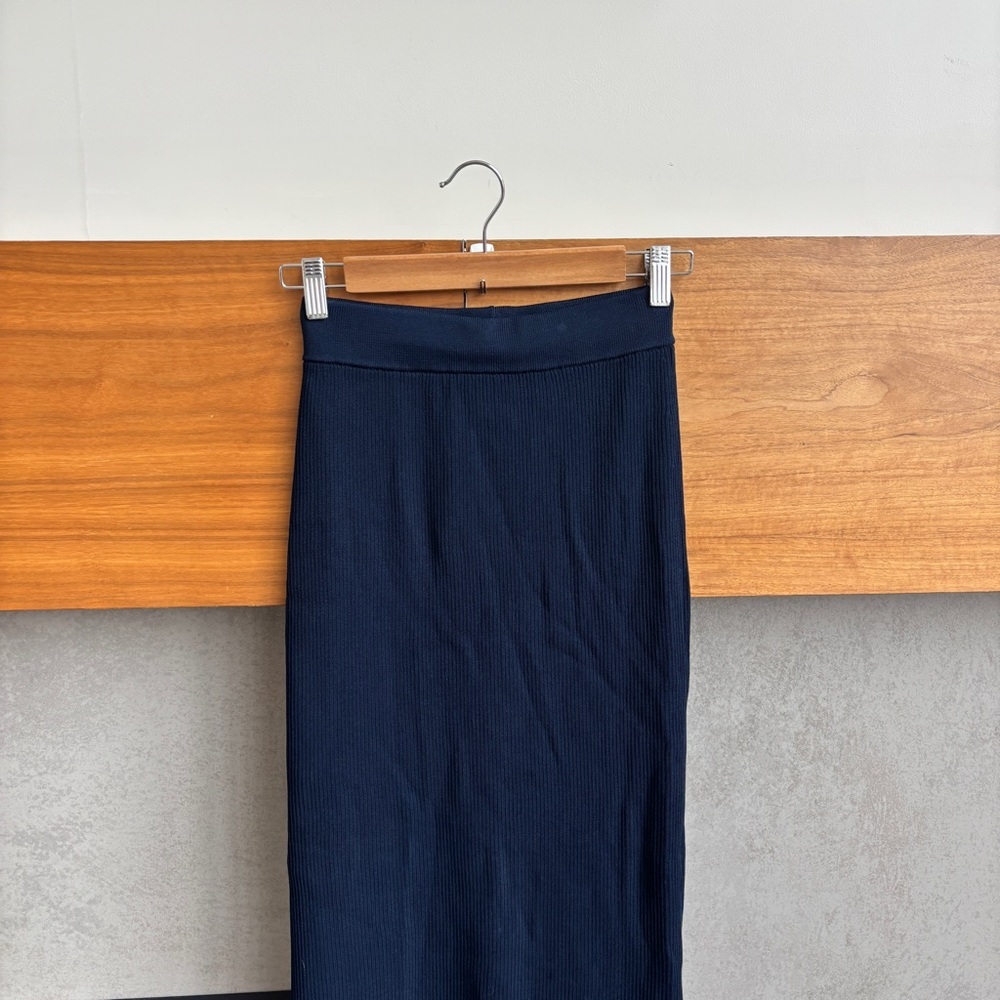 Yellow The Label Seyla Maxi Skirt In Navy, Size Xs — image 5 of 8